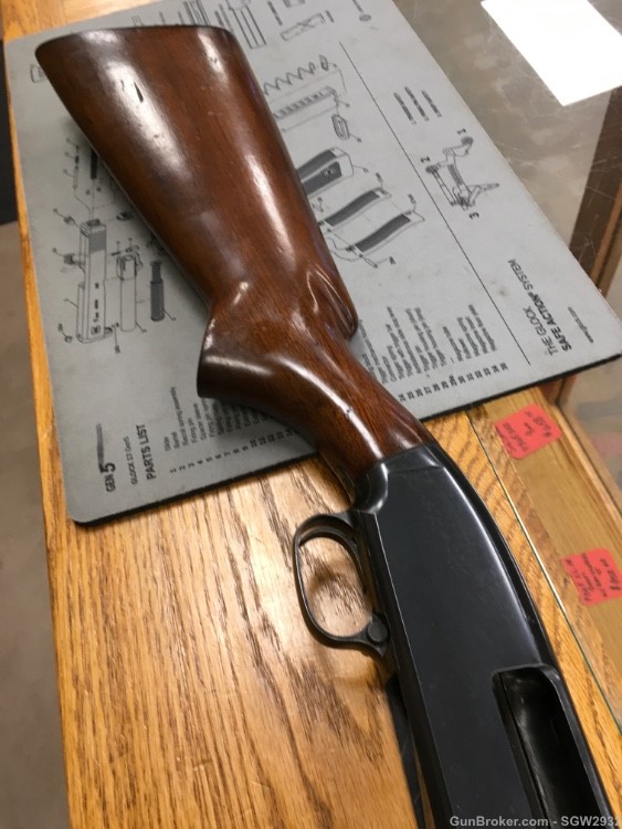 Winchester Model 12 shotgun 12 gauge modified bore no rib 40’s-img-16