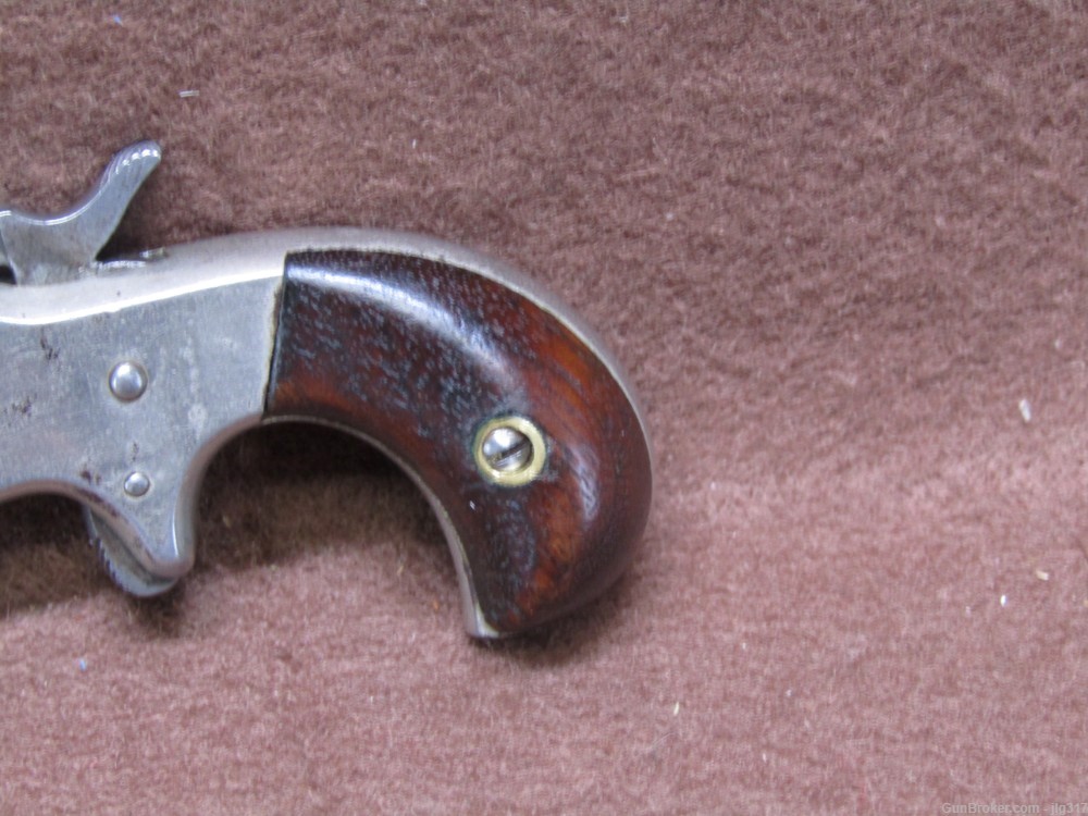 Antique Iver Johnson Star Vest Pocket Pistol 22 Cal Single Shot Pistol-img-5