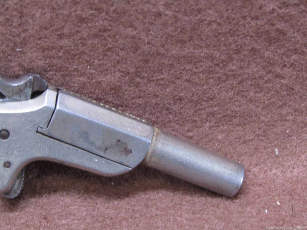 Antique Iver Johnson Star Vest Pocket Pistol 22 Cal Single Shot Pistol-img-2