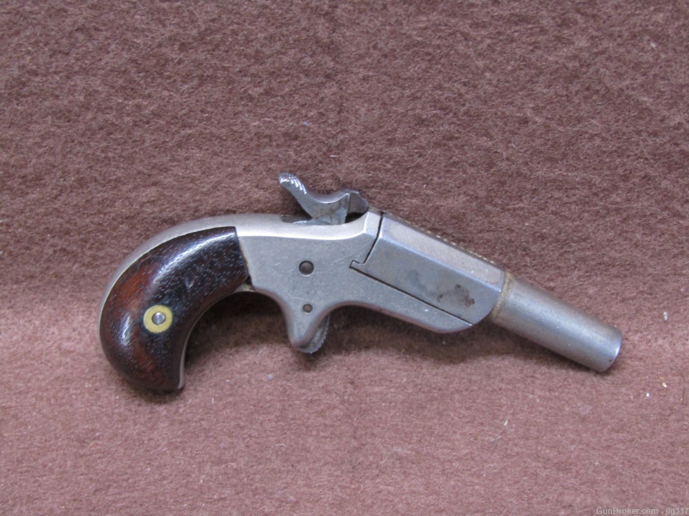 Antique Iver Johnson Star Vest Pocket Pistol 22 Cal Single Shot Pistol-img-0