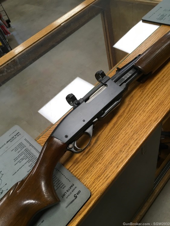 Remington 760 pump action rifle 300 savage 1956 Leupold rings & base-img-3