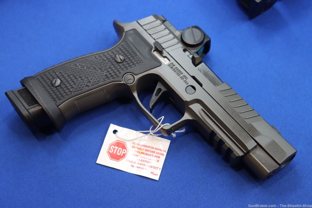 Sig Sauer P320 AXG LEGION Pistol 9MM 21RD Gray PVD ROMEO X PRO 320 Steel NS-img-7