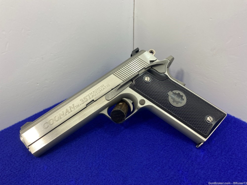 Coonan Classic Mod. B .357mag Stainless 5" *EXCELLENT AMERICAN MADE PISTOL*-img-0