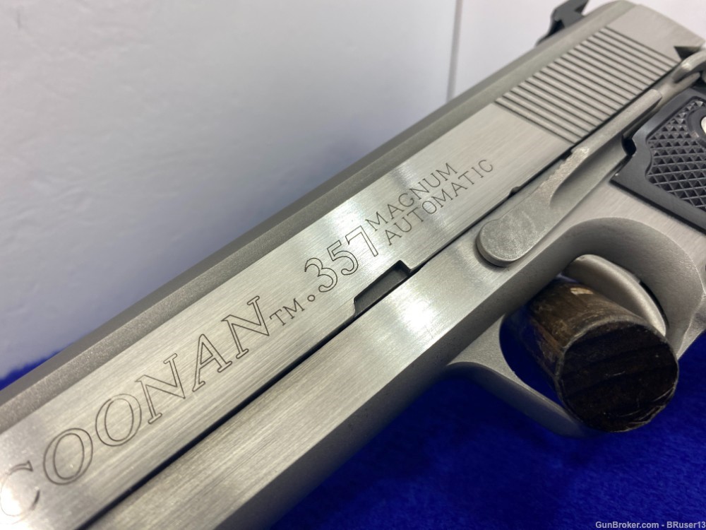 Coonan Classic Mod. B .357mag Stainless 5" *EXCELLENT AMERICAN MADE PISTOL*-img-7