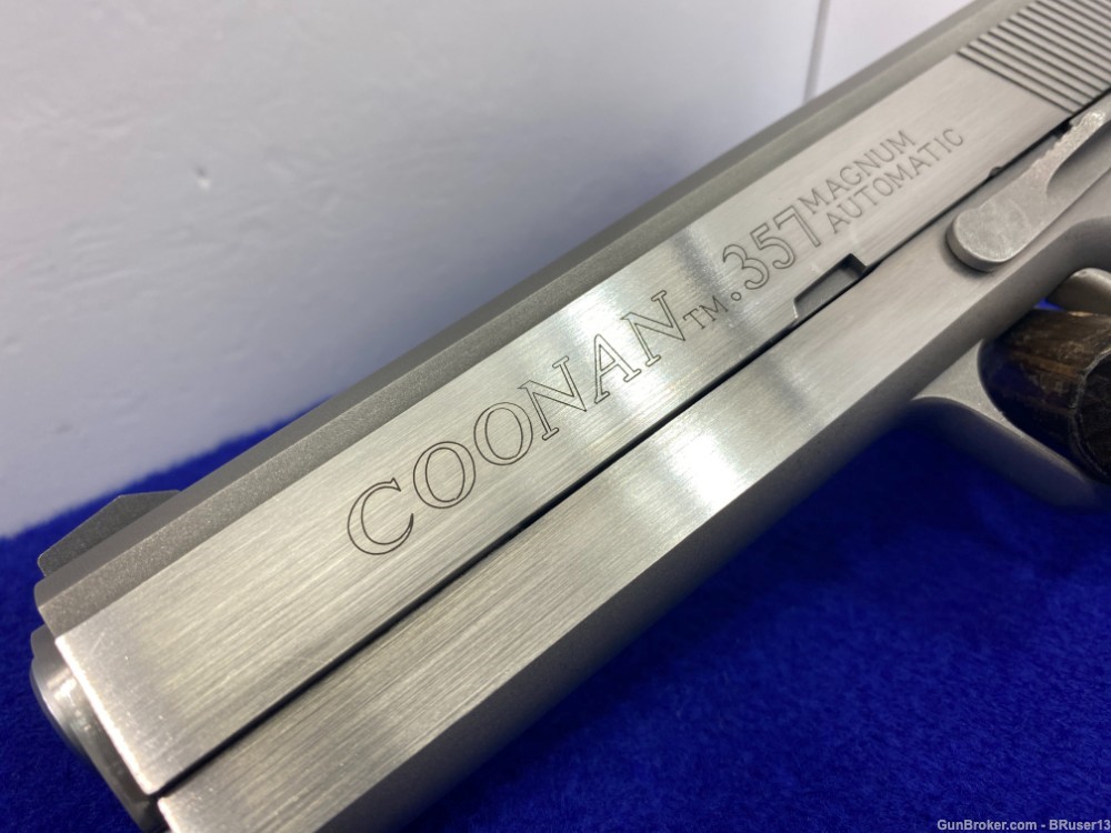 Coonan Classic Mod. B .357mag Stainless 5" *EXCELLENT AMERICAN MADE PISTOL*-img-8