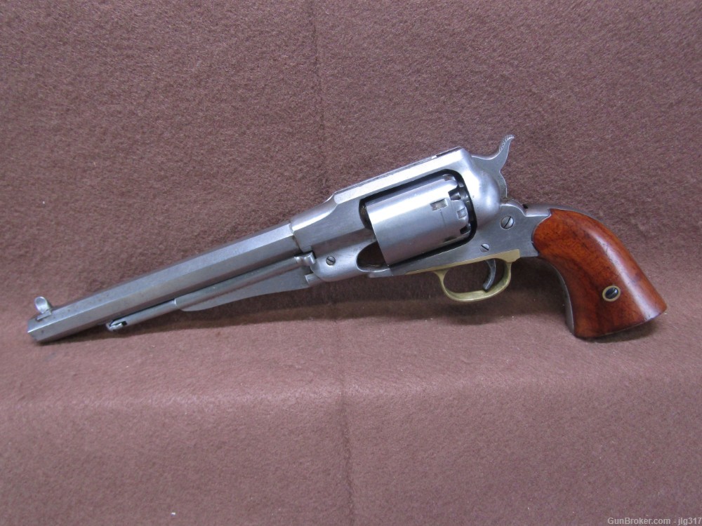 A Uberti/Cimaron 1858 Army 44 Cal 6 Shot Black Powder Percussion Revolver-img-6