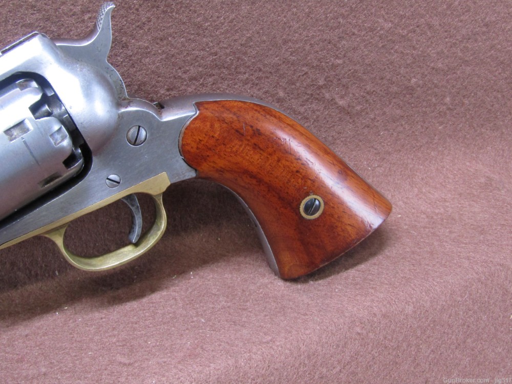 A Uberti/Cimaron 1858 Army 44 Cal 6 Shot Black Powder Percussion Revolver-img-7