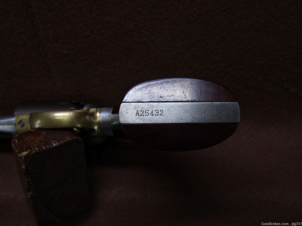 A Uberti/Cimaron 1858 Army 44 Cal 6 Shot Black Powder Percussion Revolver-img-10