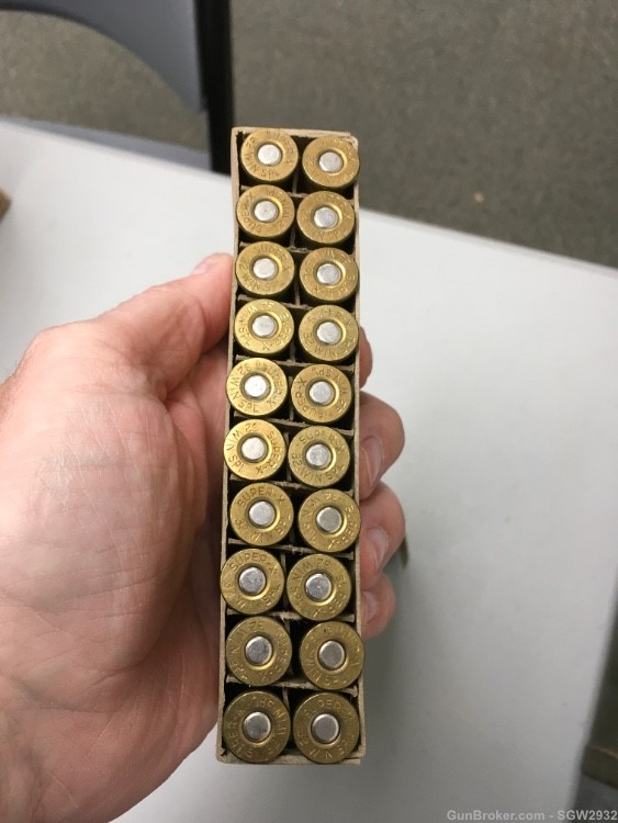 Western Super X 32 Winchester special silver tip ammunition 170gr Vintage-img-10