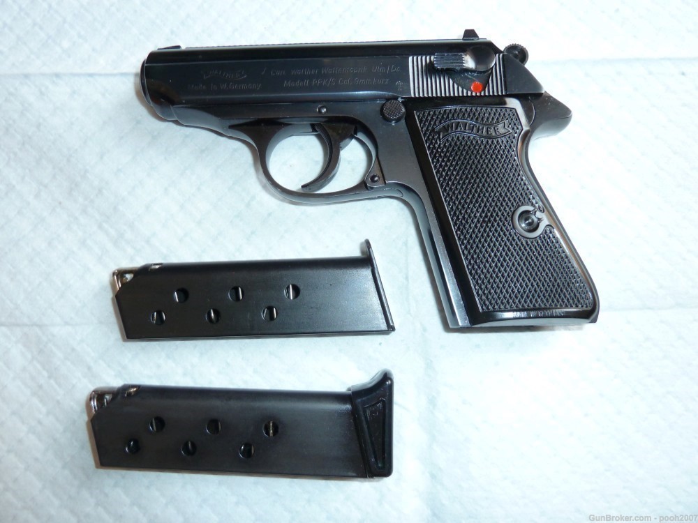 Walther PPK/S 1970 with the box,2 magazines and test target-img-2