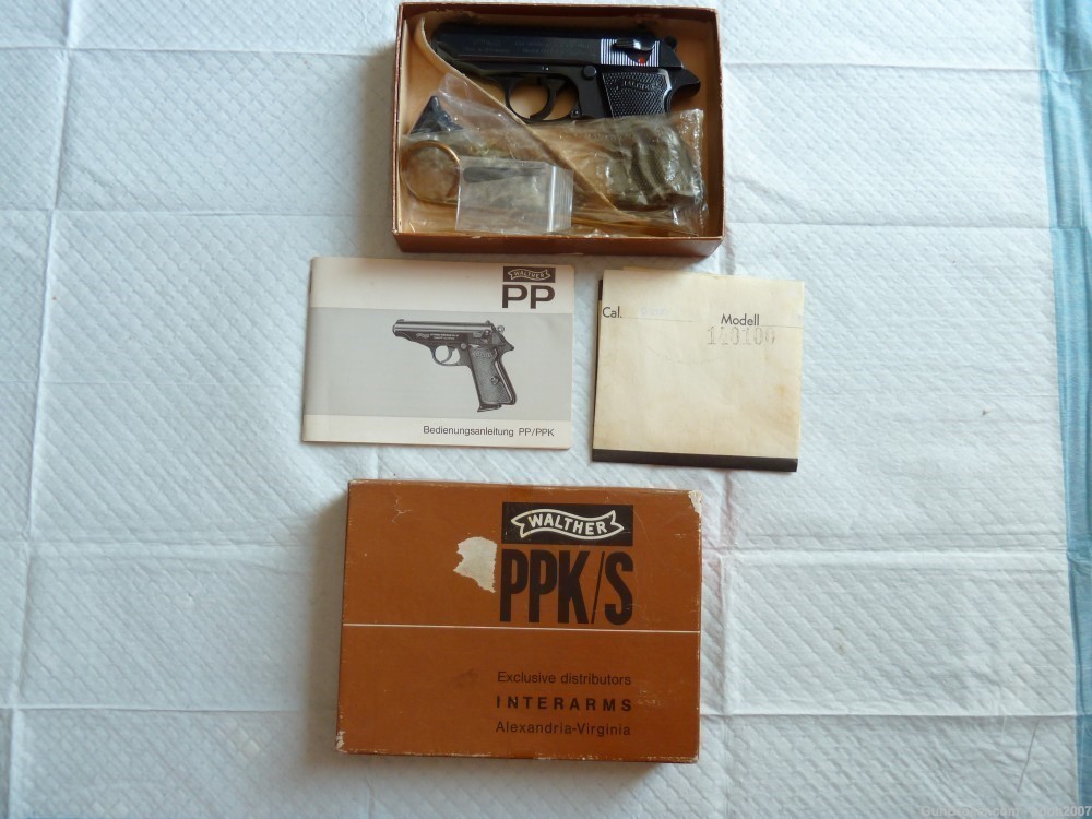 Walther PPK/S 1970 with the box,2 magazines and test target-img-15