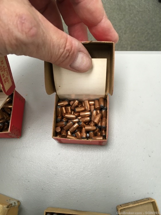 22 Rem Jet Ammunition brass cases bullets tips Remington Winchester Hornady-img-11
