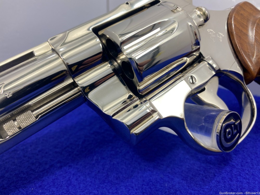 Colt Python .357 Mag Nickel 6" -JAW-DROPPING SNAKE SERIES- Collectible Colt-img-6