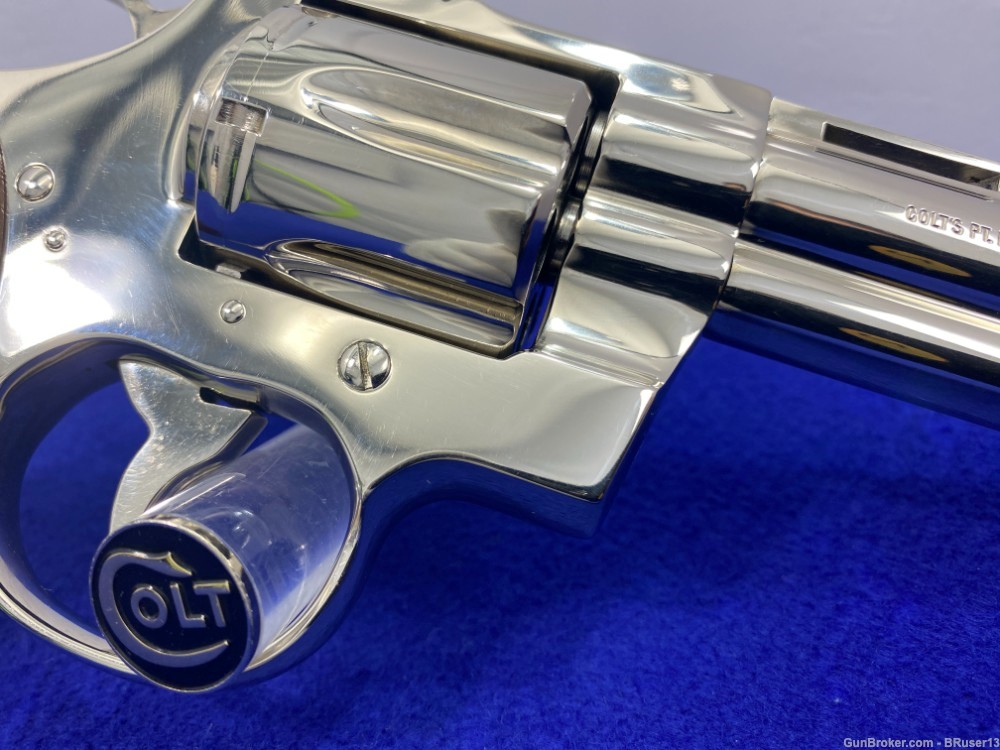 Colt Python .357 Mag Nickel 6" -JAW-DROPPING SNAKE SERIES- Collectible Colt-img-23