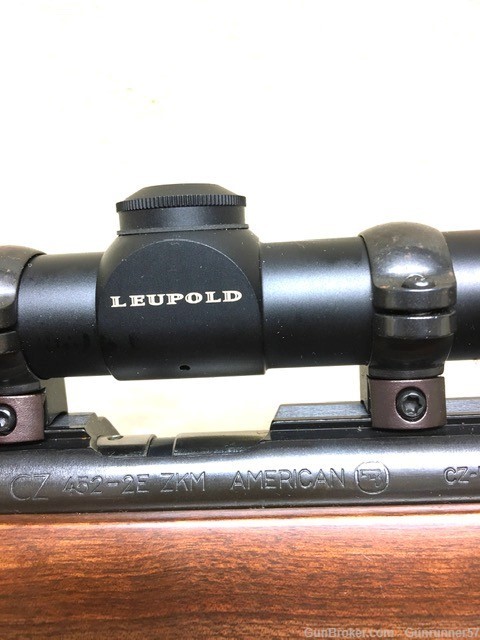 CZ 452, .22 LR,  Leupold 2x-7X scope-img-5