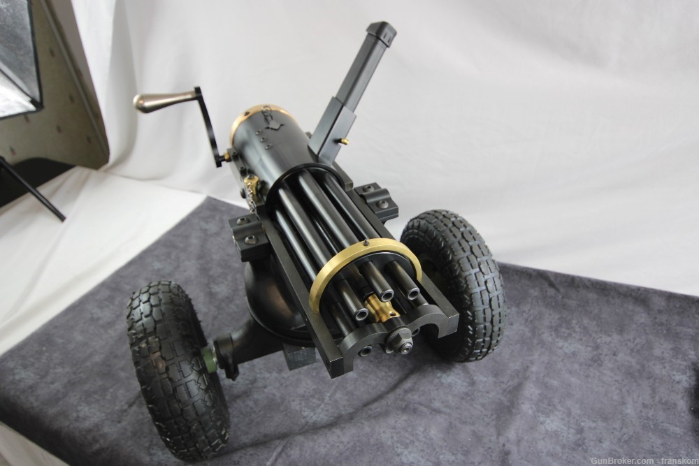 Tippman Armory 9 MM Gatling Gun with Eight 10" Barrels and 32 Rd Glock Mag-img-1