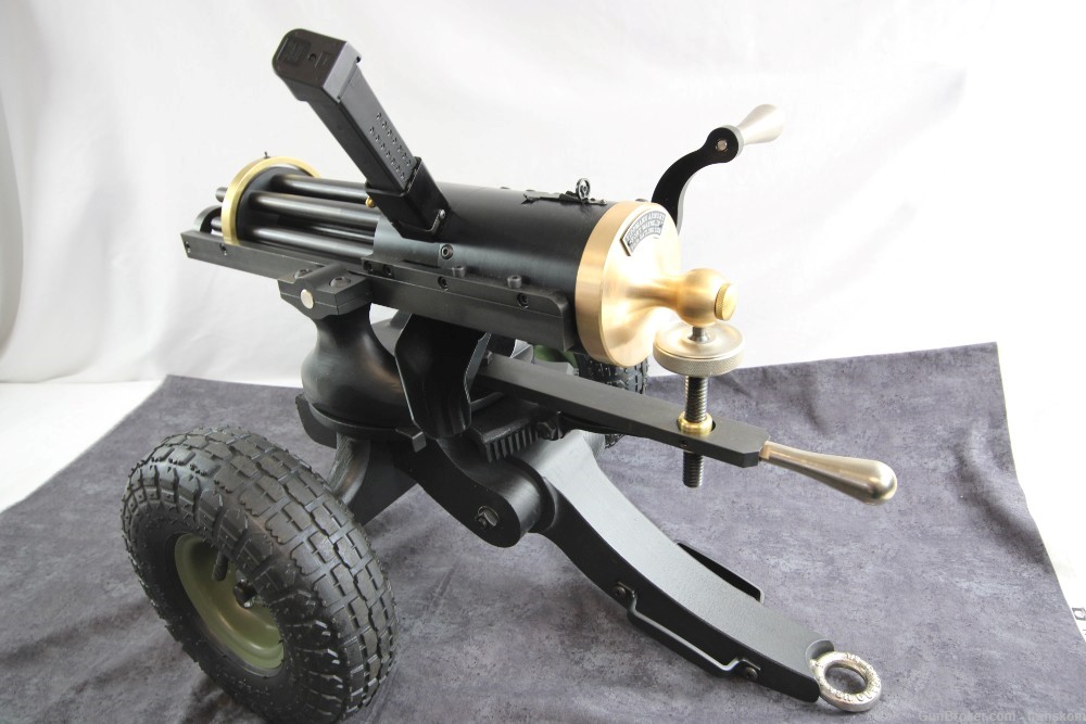 Tippman Armory 9 MM Gatling Gun with Eight 10" Barrels and 32 Rd Glock Mag-img-3