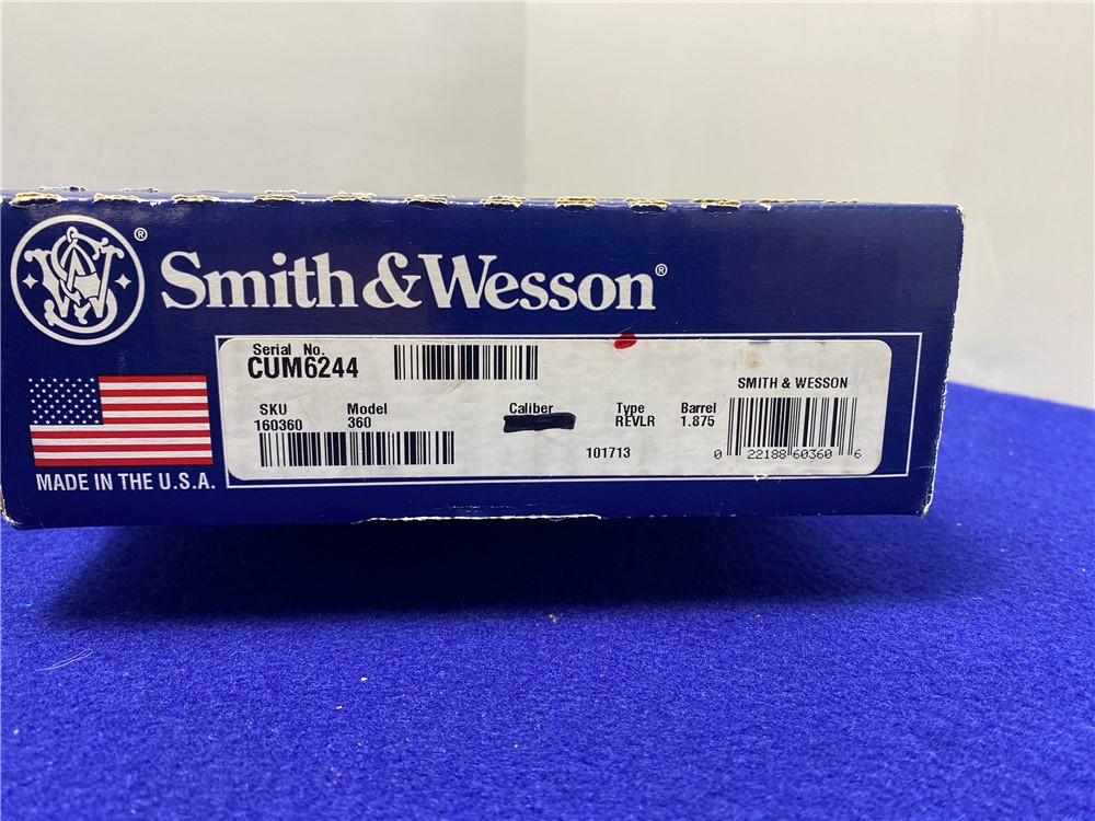 Smith Wesson 360J Airweight .38 Spl +P 1.875" *JAPANESE SERVICE REVOLVER*-img-2