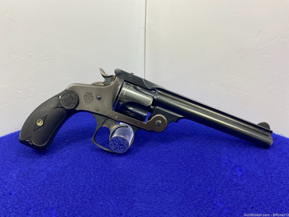 Smith Wesson Double-Action .38 S&W Blue 5" *COLLECTIBLE 4TH MODEL* Amazing-img-21