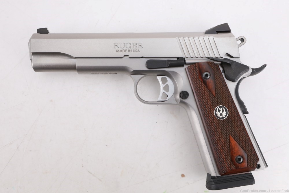 Ruger SR1911 45ACP 5" Government Stainless LIKE NEW IN BOX 3 Mags NR! -img-1