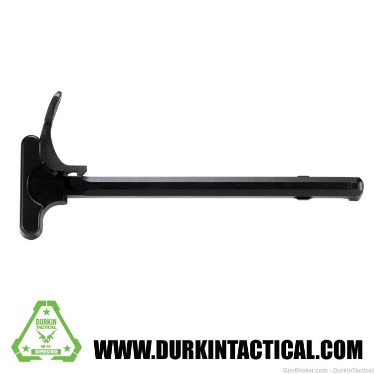 AR-15 Standard Charging Handle With Cross Pattern Extended Latch-img-0