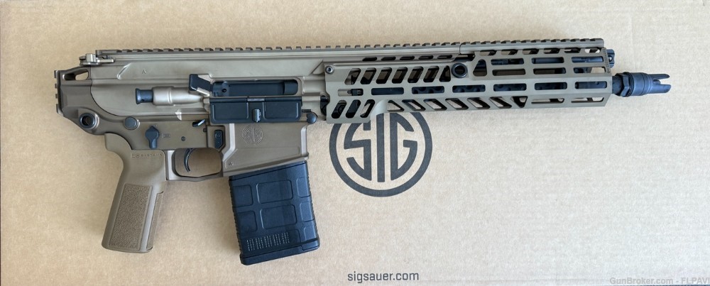 SIG SPEAR H - 13" 308 Pistol, Custom KAC/SR25 Style Dimpled Barrel-img-0