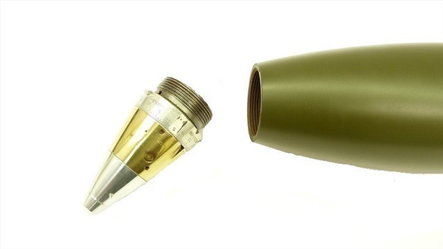 105mm H.E. howitzer INERT M1 shell round inert projectile fuze case casing-img-5