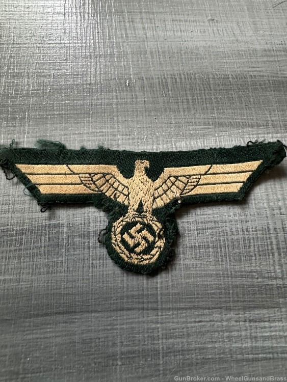 WW2 German Army Heer Breast Eagle M40 Cloth World War II Third Reich-img-1