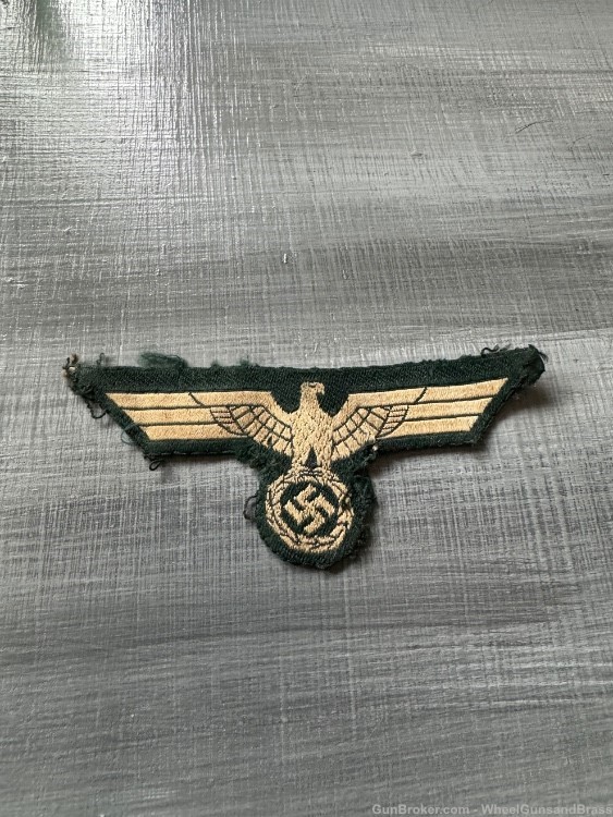 WW2 German Army Heer Breast Eagle M40 Cloth World War II Third Reich-img-0