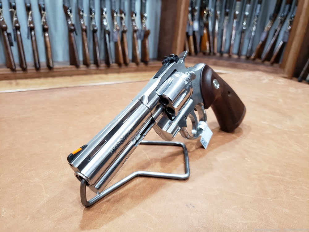 Colt PYTHON 357 Mag Stainless Steel 4.25" Revolver NO RESERVE-img-1