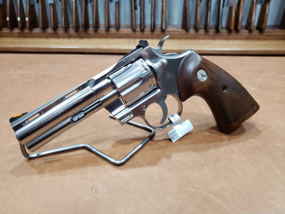 Colt PYTHON 357 Mag Stainless Steel 4.25" Revolver NO RESERVE-img-0