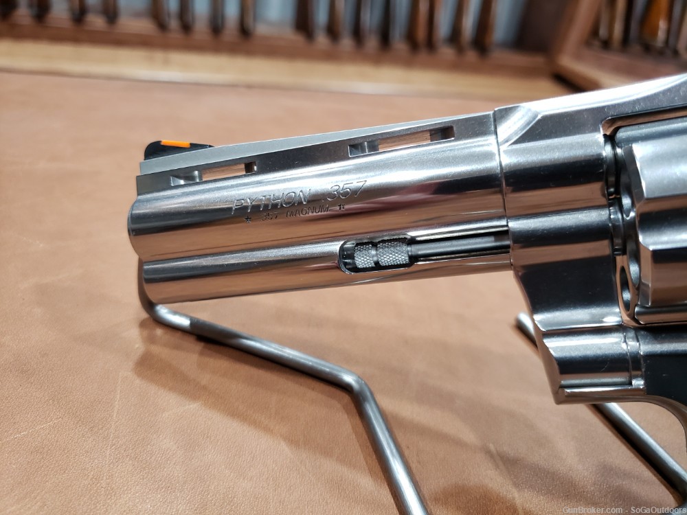Colt PYTHON 357 Mag Stainless Steel 4.25" Revolver NO RESERVE-img-2