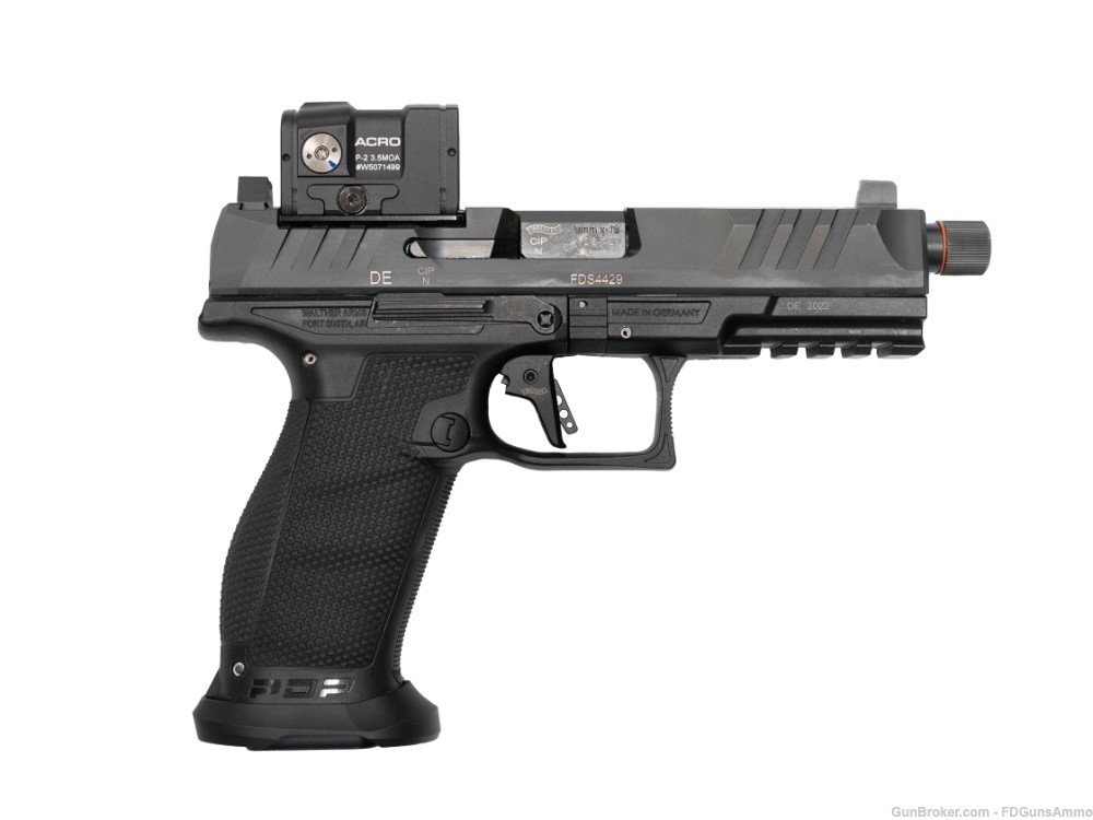 Walther Arms PDP Pro SD 9mm 5.10" Threaded 18+1 W/ Aimpoint Arco P2 7 Mags-img-1
