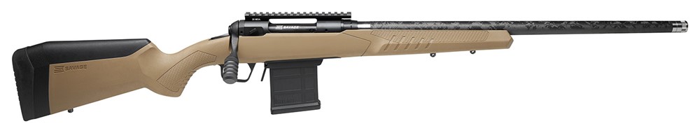 Savage Arms 110 Carbon Tactical 6.5 PRC 24 Black/Flat Dark Earth Rifle-img-1