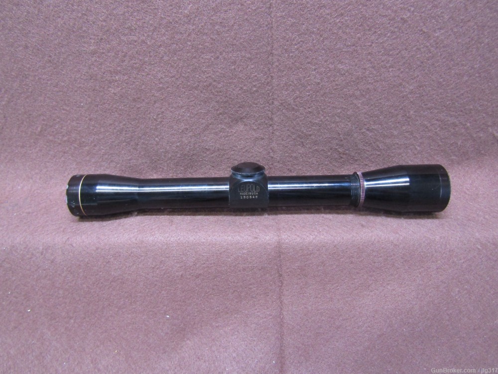 Leupold M8-4X Fixed 4 Power Rifle Scope Made Prior to 1974 RSC-137-img-0