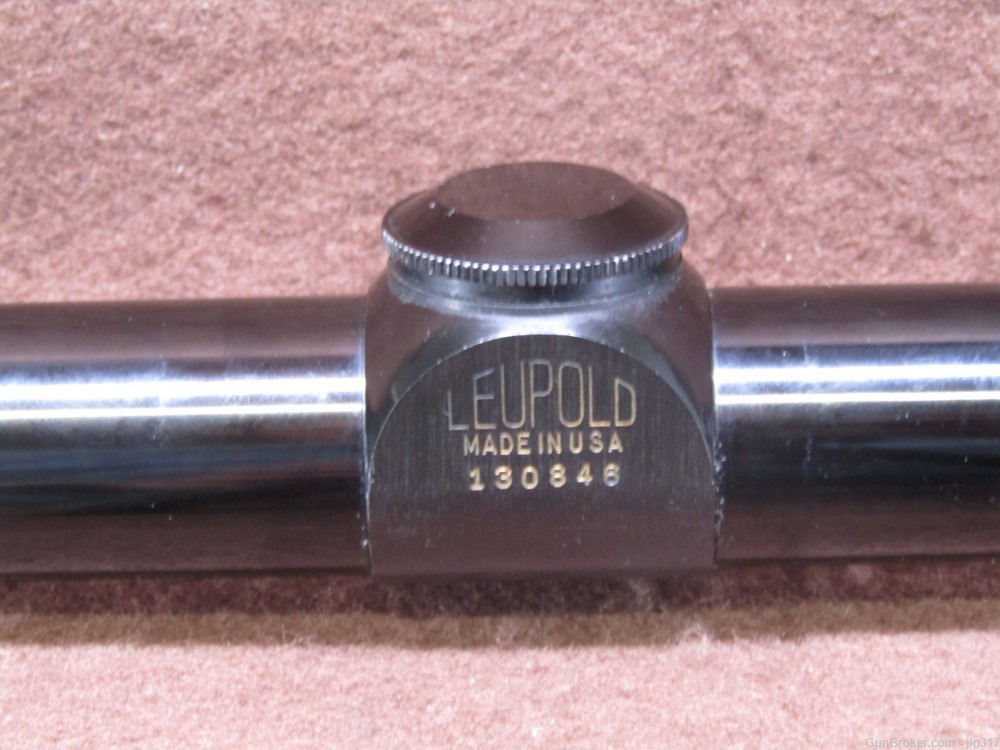 Leupold M8-4X Fixed 4 Power Rifle Scope Made Prior to 1974 RSC-137-img-3