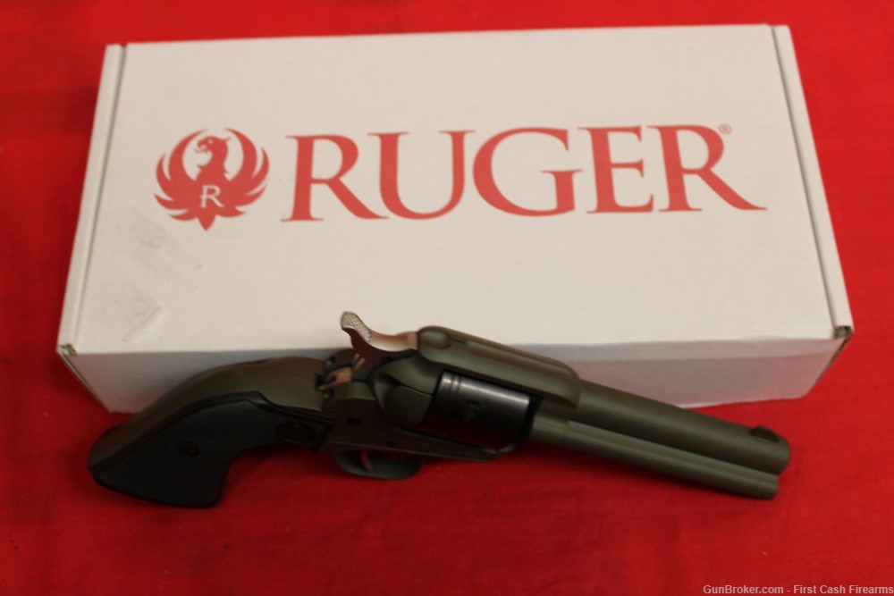 Ruger Wrangler 22LR OD Green Finish, New In Box.-img-1