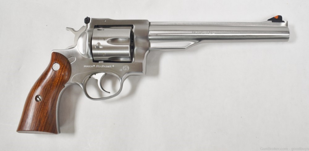 1996 Ruger Redhawk 44 Mag 7.5" Satin Stainless DA/SA 7.5" 05001 PENNY SALE-img-1