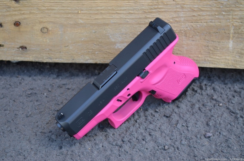 Glock 28 .380acp X-Werks Raspberry Pink Like 26 New Talo Exclusive-img-1