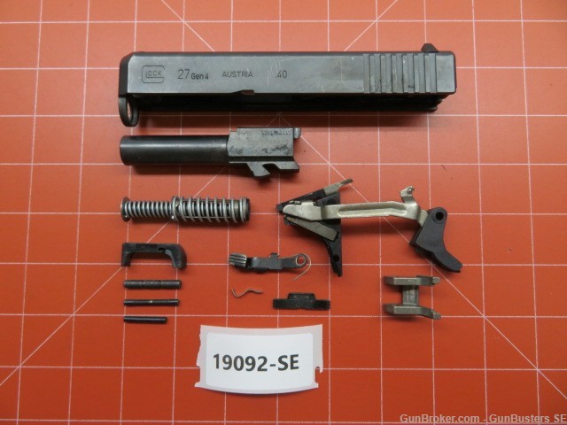 Glock 27 Gen 4 .40 Caliber Repair Parts #19092-SE-img-1