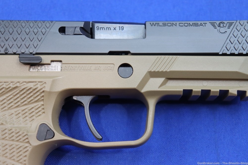 Wilson Combat Model WC P320 Pistol 9MM TUNED 17RD 2-Tone FDE Sig Sauer 320 -img-9
