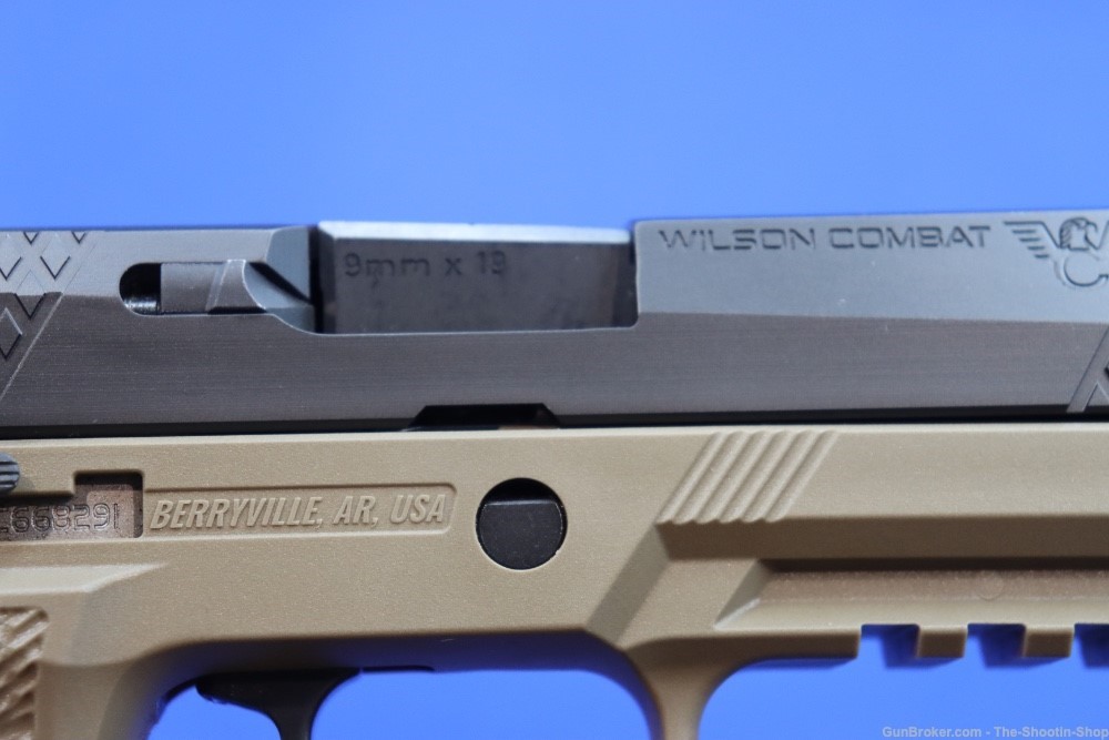 Wilson Combat Model WC P320 Pistol 9MM TUNED 17RD 2-Tone FDE Sig Sauer 320 -img-22