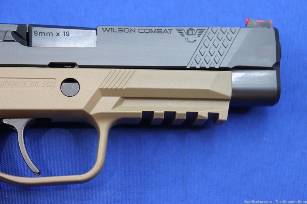 Wilson Combat Model WC P320 Pistol 9MM TUNED 17RD 2-Tone FDE Sig Sauer 320 -img-8