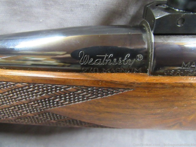 Weatherby Mark V Bolt Action 270 Magnum Weatherby Made in W. Germany-img-35