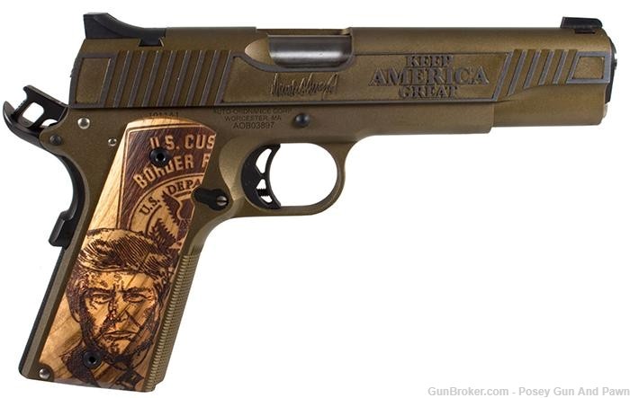 AUTO ORDNANCE 1911A1 5? 45 ACP 45TH PRESIDENT TRUMP SPECIAL LIMITED EDITION-img-0