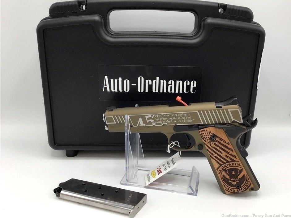 AUTO ORDNANCE 1911A1 5? 45 ACP 45TH PRESIDENT TRUMP SPECIAL LIMITED EDITION-img-3