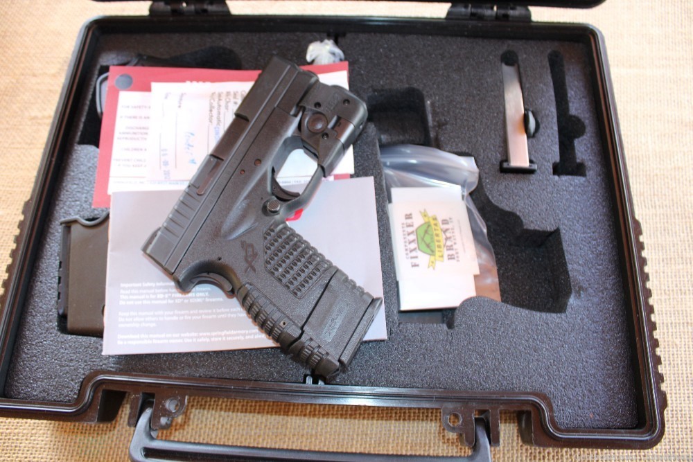 Springfield XDsS 45 ACP 3.3" Pistol Red Dot Laser Factory Box PENNY START!-img-0