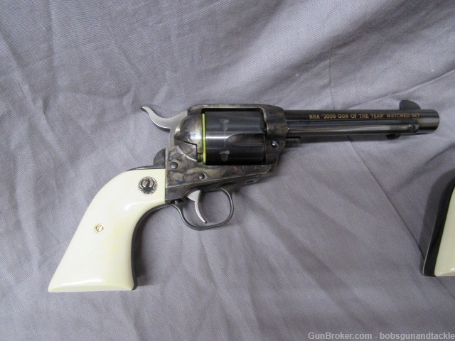 Ruger Vaquero 45 Cal. NRA Gun of The Year 2009 Matched Set  W/ BOX & PAPERS-img-1