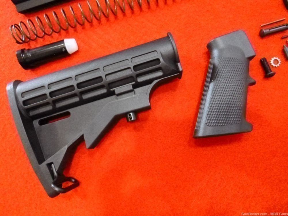 AR 308 Complete Lower Build Kit Lower Parts Kit & Buttstock Assembly-img-1