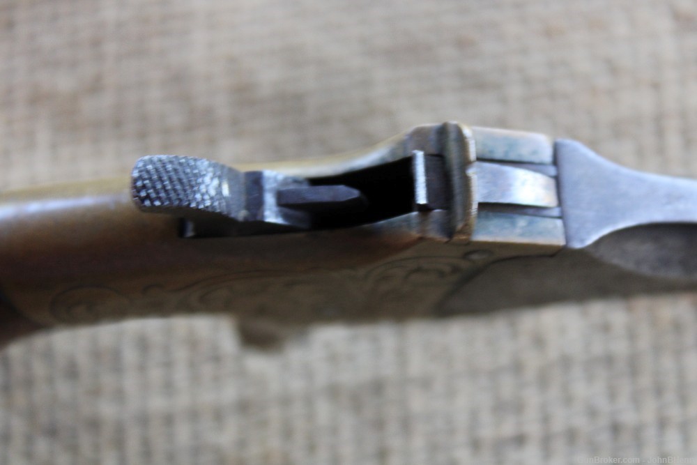Rare Civil War TJ Stafford 22 Rimfire Engraved Pistol WOW! PENNY START!-img-8